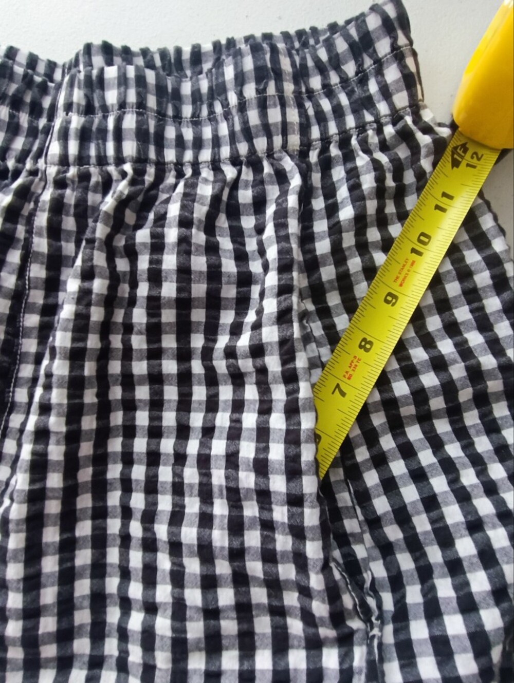 Free People Plaid Gingham Wide Leg Arc Pants Size M - Picture 9 of 13
